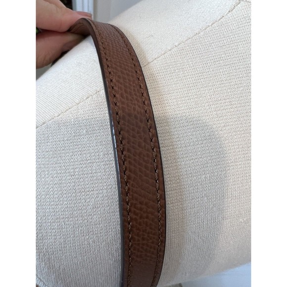 Coach Margot Carryall Brown Crossgrain Leather Shoulder Bag - Great Condition - Picture 8 of 16